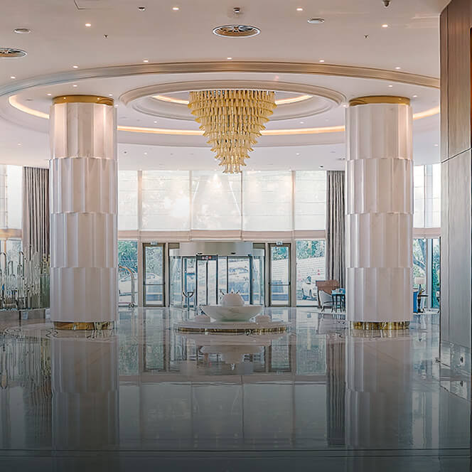 Convention center &amp; event venue column coverings