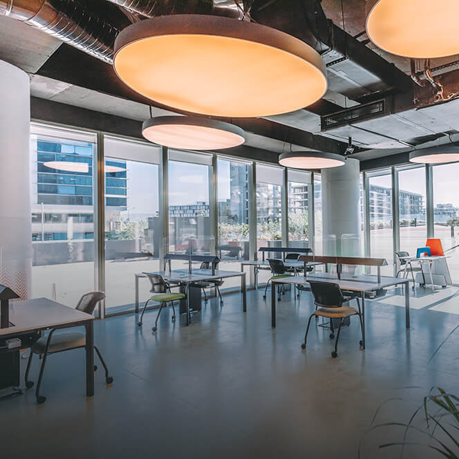 Column coverings for commercial offices