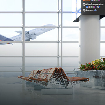 Architectural column coverings for airport terminals and concourses