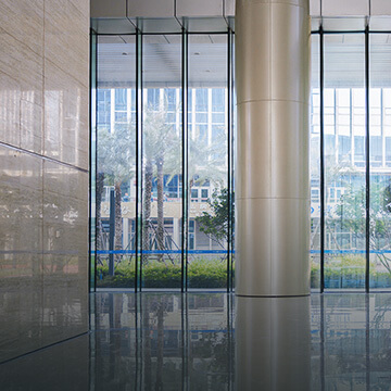 Column cladding solutions for commercial real estate developments